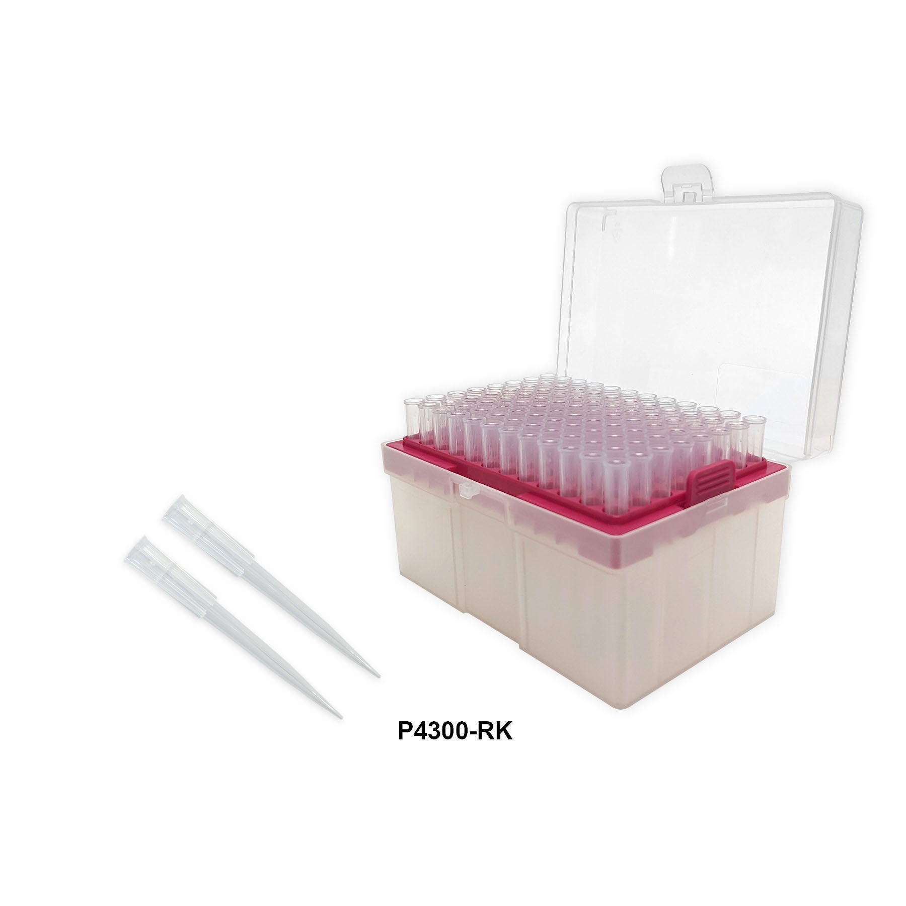 MTC Bio P4300-RK, Pipette Tips, Non-Filtered, 300Âµl Capacity, Sterile, for 200Âµl and 300Âµl Pipettes, 10 Racks of 96 Tips