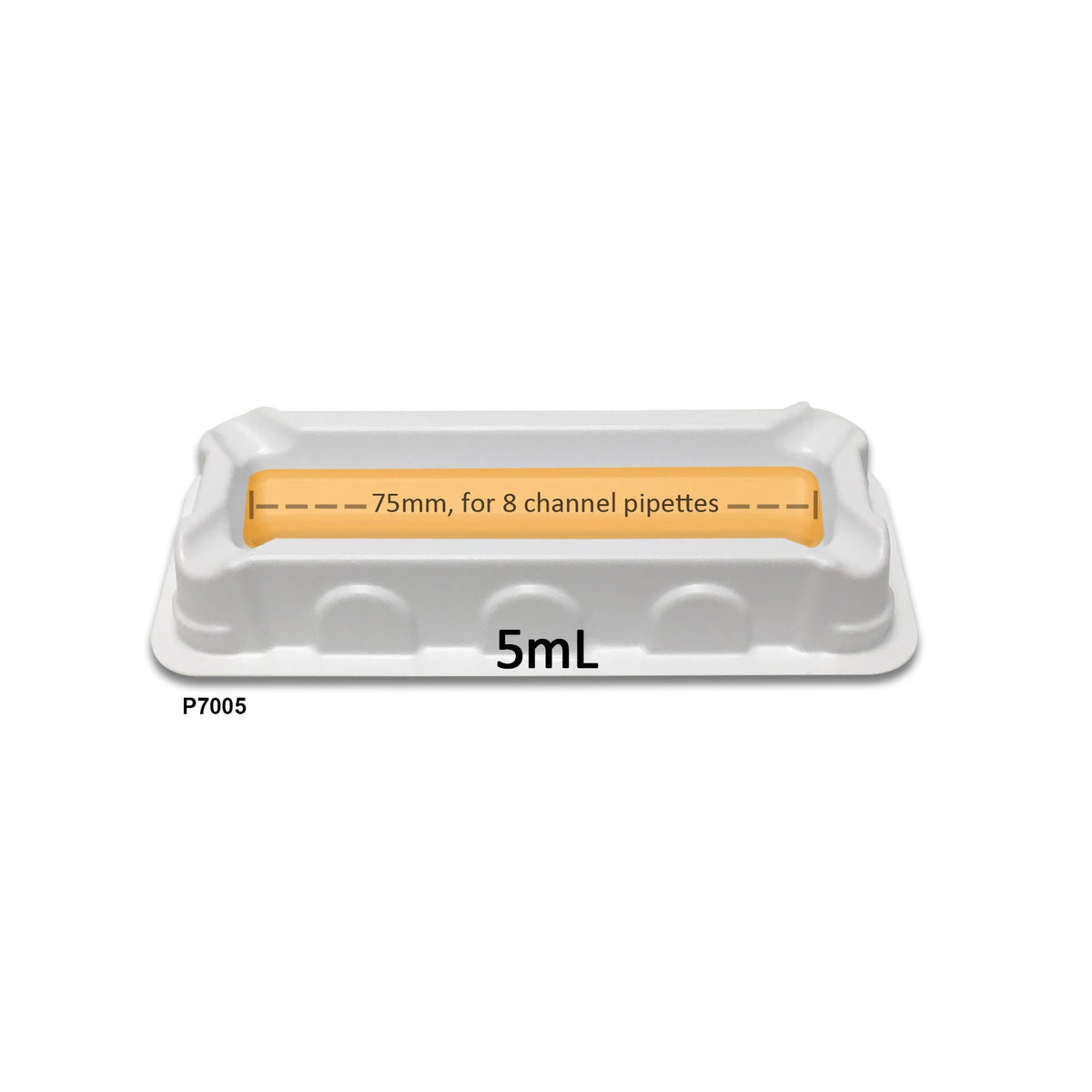 MTC Bio P7005, Aspir-8 Solution Reservoir, 5ml, Non-Sterile, Bulk Pack, 300/cs