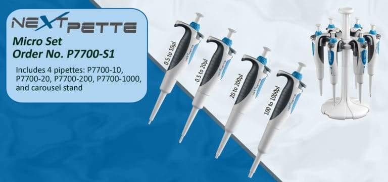 Accuris P7700-S1 NextPettes Pipette Set