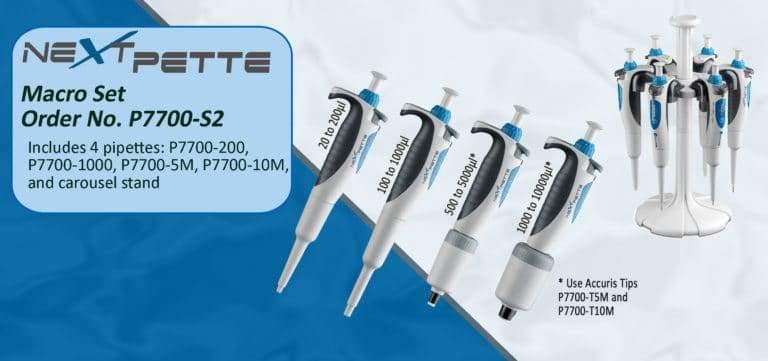 Accuris P7700-S2 NextPettes Pipette Set