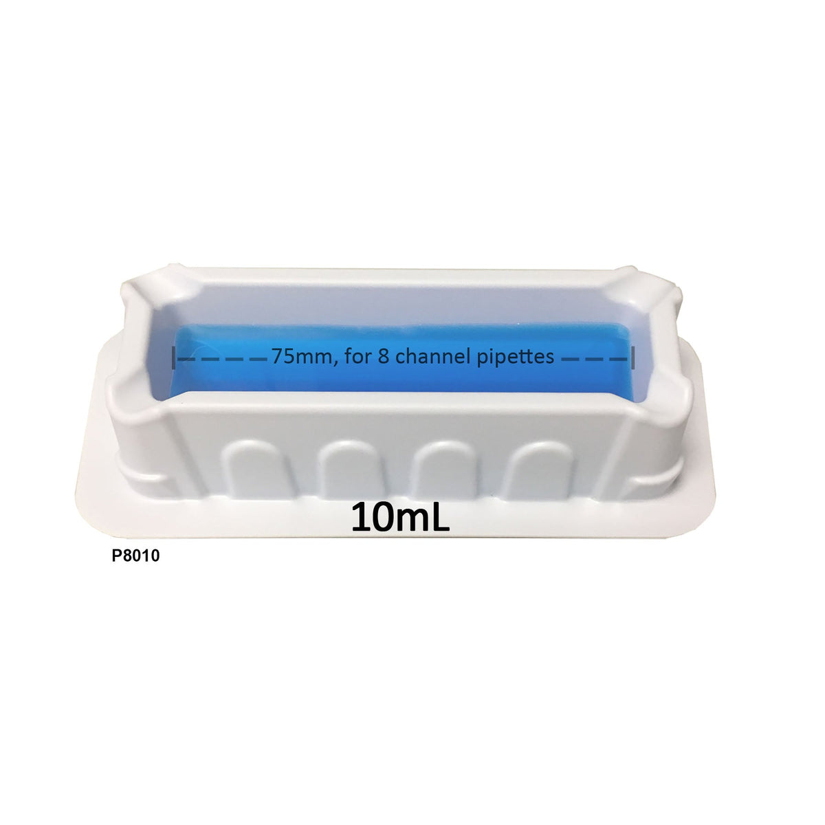 MTC Bio P8010, Aspir-8 Solution Reservoir, 10ml Non-Sterile, Bulk Pack, 300/cs