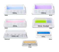 MTC Bio P8051, Solution Reservoir, Divided, 50ml Non-Sterile, Bulk Pack, 100/cs