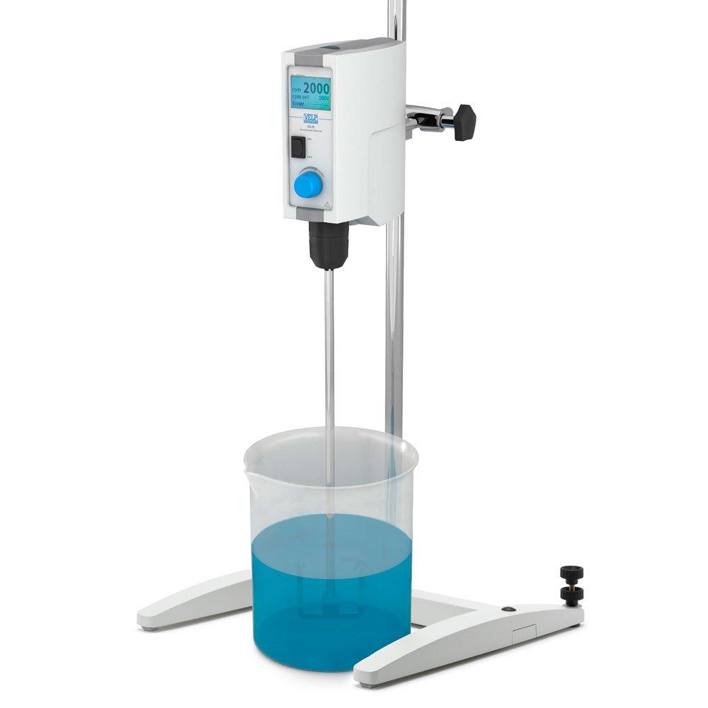 Velp Scientifica SA201A0155 DLS Digital Overhead Stirrer with Support and Stirring Shaft, 110-230V/50-60Hz