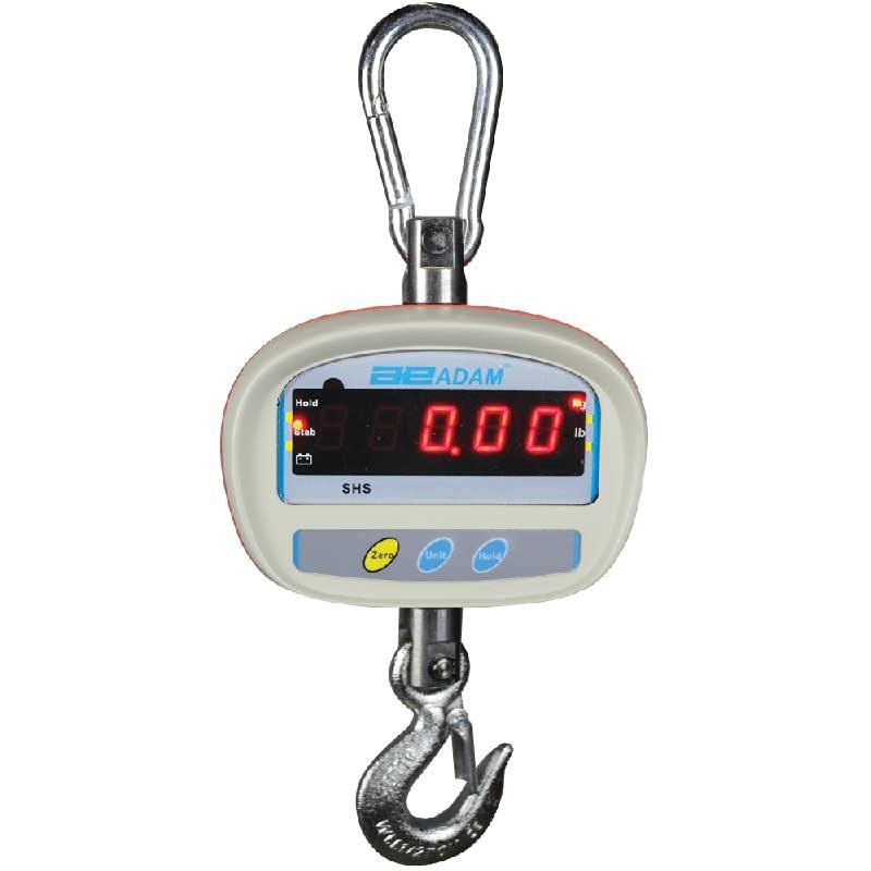 Adam Equipment SHS 100a 100lb/50kg, 0.02lb/0.01kg, SHS Crane Scale - 12 Month Warranty