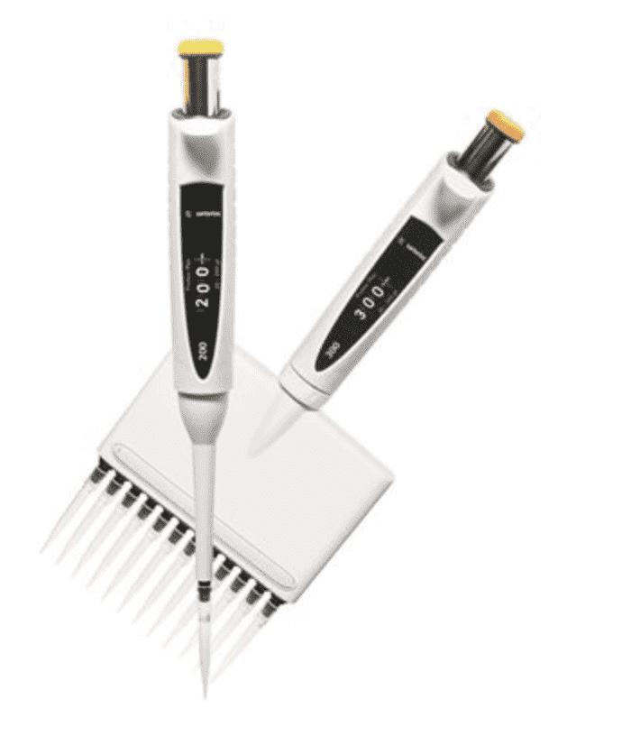 Sartorius Proline Plus 728030 Mechanical Pipette, Single Channel, 2-20 ����l Volume Range with 