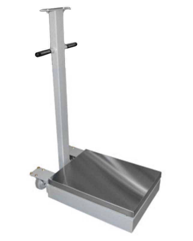 CAS TR2L-1000S, 1,000 lb Capacity, Stainless Steel Portable Platform Scale, 30" x 24"