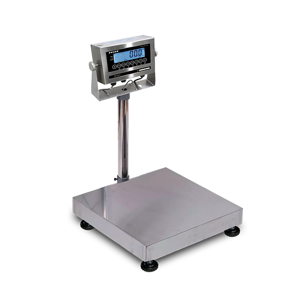 Velab VE-WD150M 150 kg / 330 lb, 20 g / 0.05 lb, Washdown Bench and Floor Scale - 1 Year Warranty