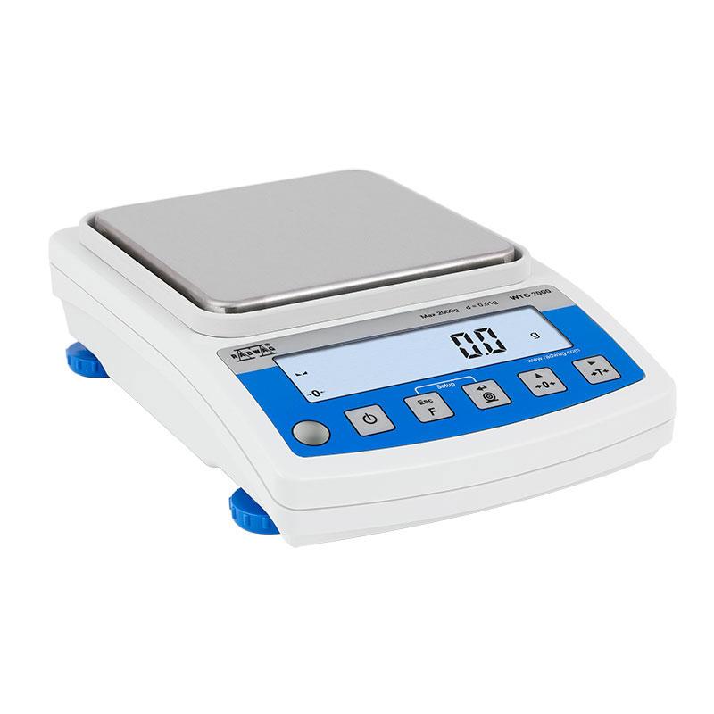 Radwag WL-210-0007 3100 g Capacity, 0.1 g Readability, WTC 3000 Precision Balance with 2 Years Warranty