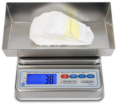 Detecto WPS12DT Wet Diaper Scale, Mariner Waterproof IP67, 12-lb capacity, 7.5" X 9.75"