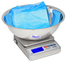 Detecto WPS12UT Digital Underpad/ Wet Diaper Scale with Utility Bowl, Mariner Waterproof IP67, 12-lb capacity