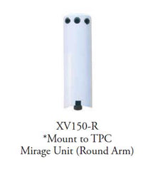 TPC Dental XV150-R Xray viewer bracket (round cut-out) - mount to Mirage unit head (Round Arm)