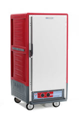 Metro C537-HFS-UA C5 3 Series Insulated Holding Cabinet, 3/4 Height, Full Length Solid Door, Universal Wire Slides, 120V, 60Hz, 2000W, Red