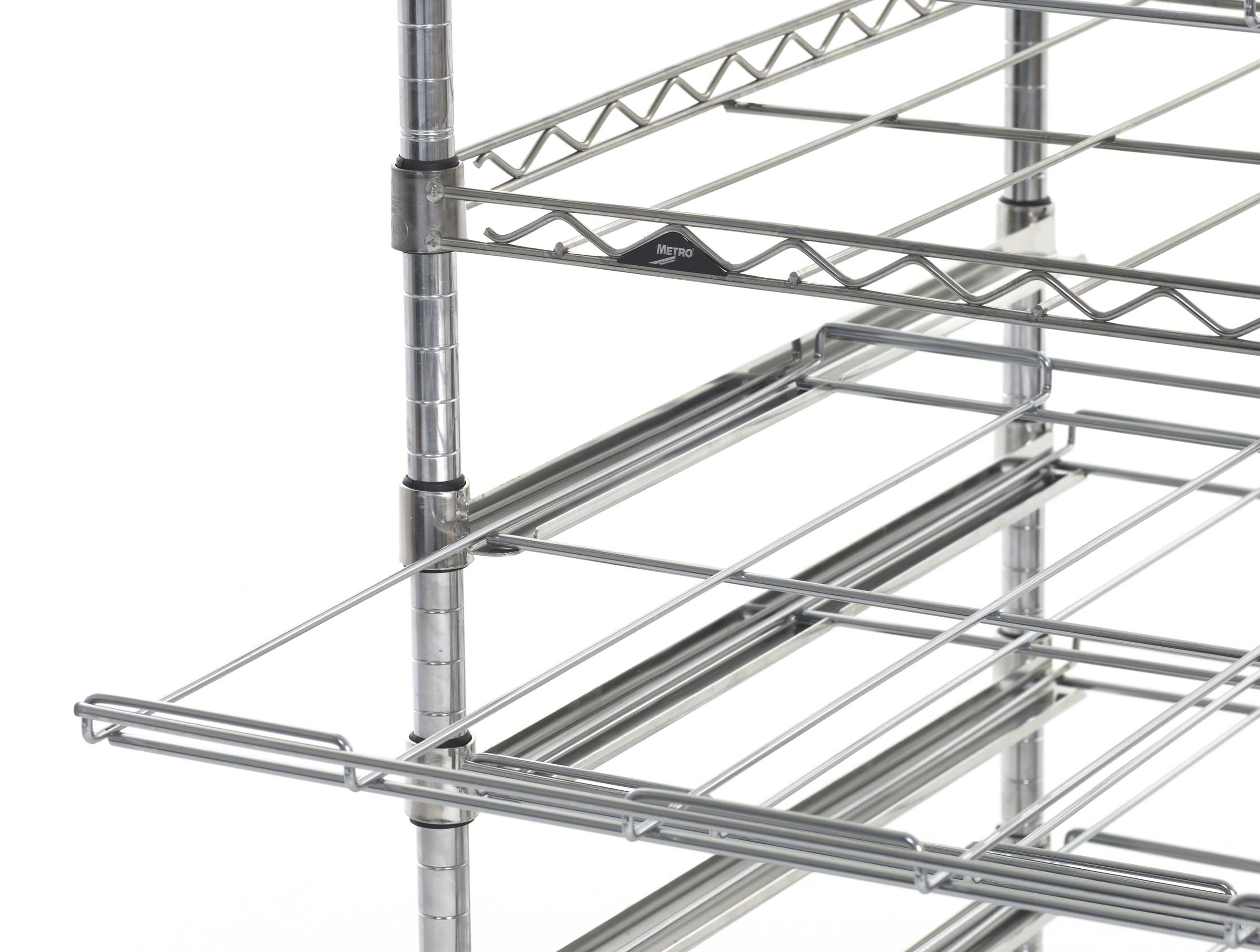 رف تجفيف متنقل من Super Erecta CB13MDR266080S مكون من 13 طبقة، مصنوع من الفولاذ المقاوم للصدأ، 26 بوصة × 60 بوصة × 80 بوصة