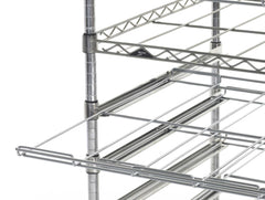رف تجفيف متنقل من Super Erecta CB13MDR266080S مكون من 13 طبقة، مصنوع من الفولاذ المقاوم للصدأ، 26 بوصة × 60 بوصة × 80 بوصة