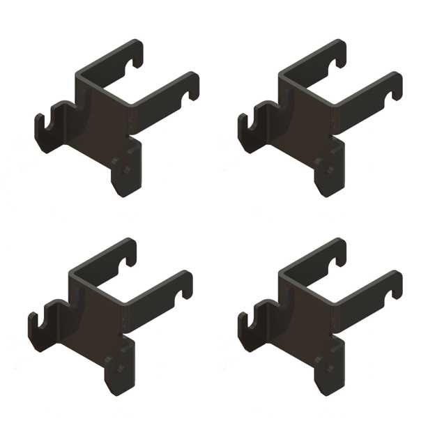 Metro SMR SmartLever Grid Bracket Attachment Hook Kit