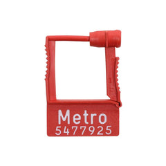 Metro LEC320 Plastic Security Seals for Lifeline and Flexline Carts, 100 Pack