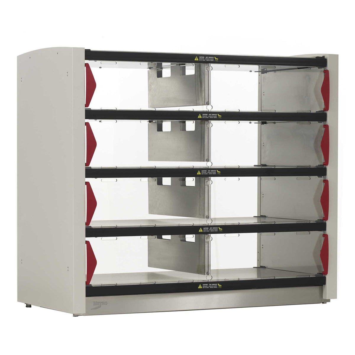 محطة تسخين Metro2Go PU8CD-HS1842 ذات 8 حجرات لاستلام البيتزا والوجبات الجاهزة والتوصيل، 120 فولت، 1600 وات
