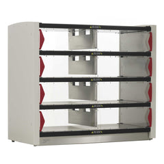 محطة تسخين Metro2Go PU8CD-HS1842 ذات 8 حجرات لاستلام البيتزا والوجبات الجاهزة والتوصيل، 120 فولت، 1600 وات