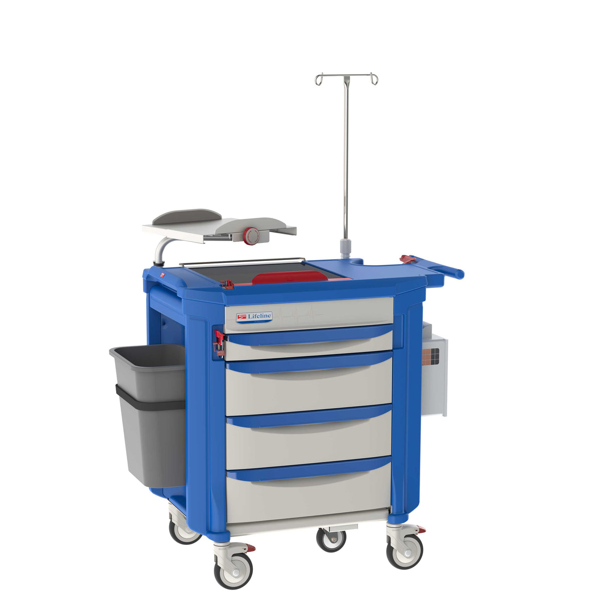 Metro LECCRP2 Lifeline Crash Cart, Blue