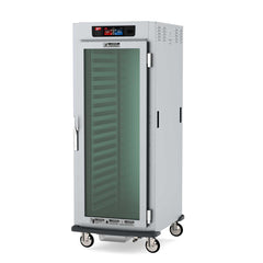 Metro C599-SFC-LPFS C5 9 Series Controlled Humidity Pass-Thru Heated Holding and Proofing Cabinet, Full Height, Full Length Clear Door/Full Length Solid Door, Lip Load Aluminum Slides, 120V, 60Hz, 2000W