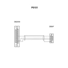 Radwag P0151 CABLE (RS 232) with Warranty