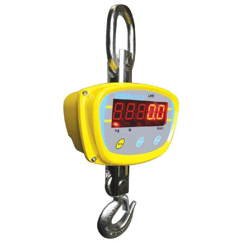 Adam Equipment LHS 1000a 1000lb/500kg, 0.2lb/0.1kg, LHS Crane Scale - ضمان لمدة 12 شهرًا