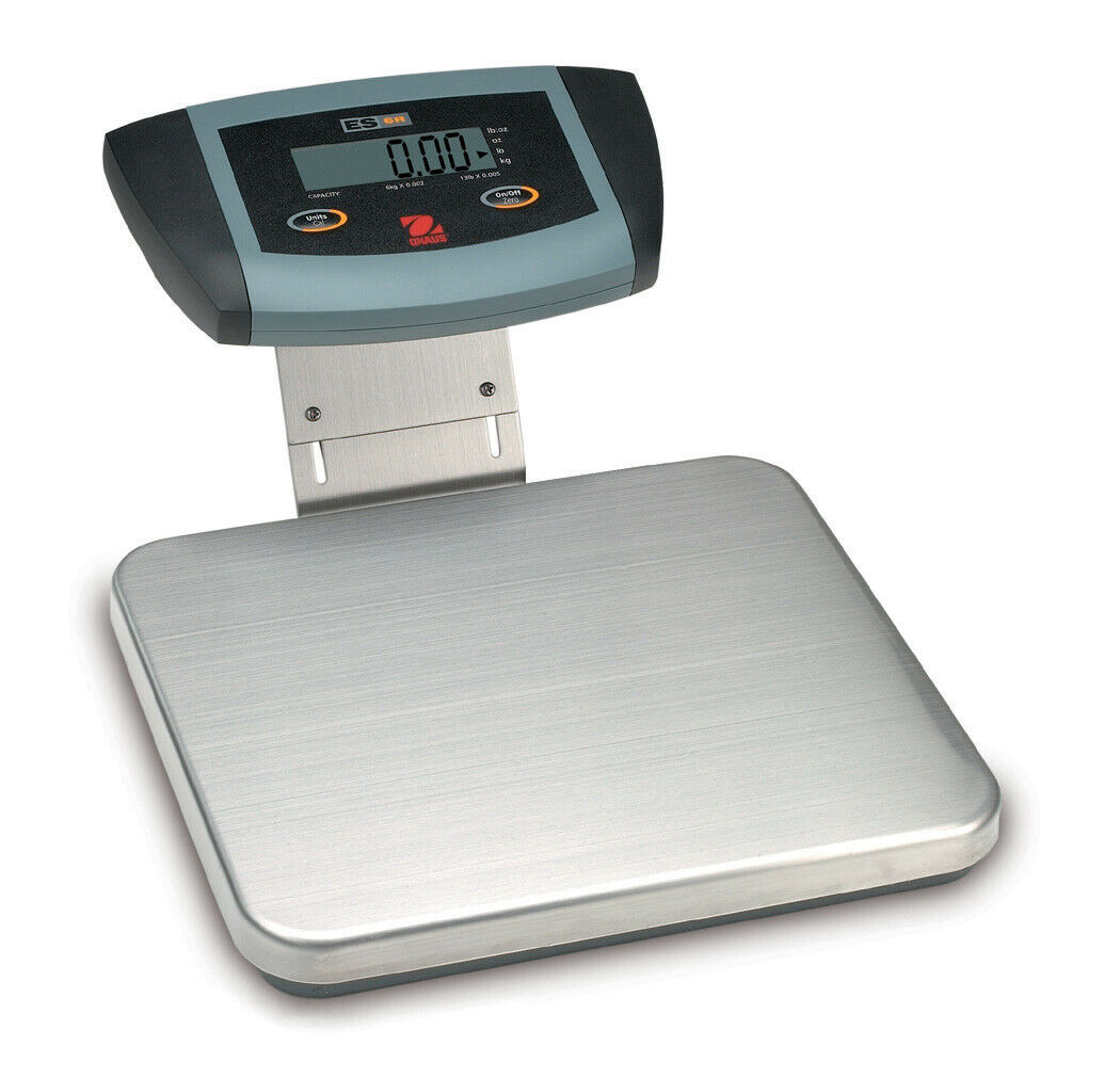 OHAUS ES50R 110lb 0.05lb MULTIPURPOSE LOW PROFILE SHIPPING SCALE 2YWRRNTY