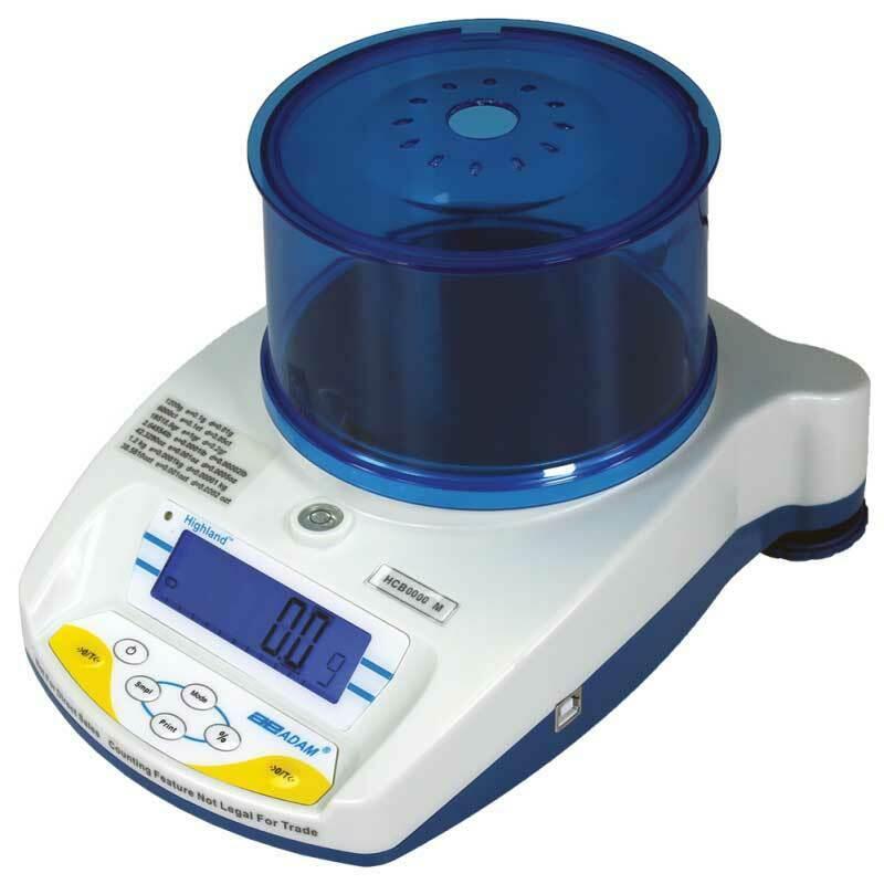 Adam Equipment HCB 5001aM 5000g, d=0.5g e=0.5g, Highland Approved Portable Precision Balance - 3 Year Warranty