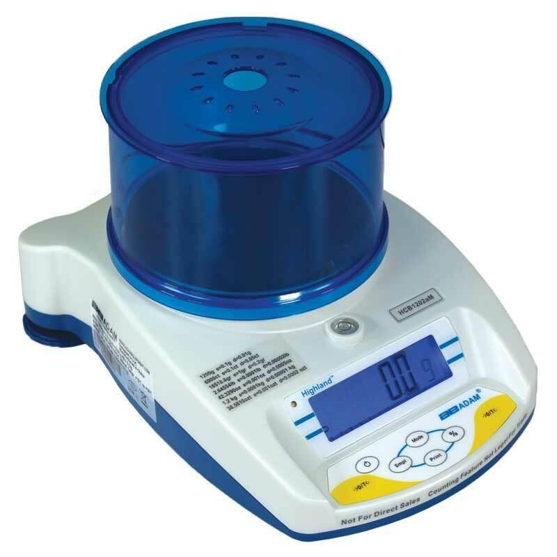 Adam Equipment HCB 5001aM 5000g, d=0.5g e=0.5g, Highland Approved Portable Precision Balance - 3 Year Warranty