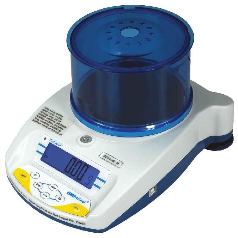 Adam Equipment HCB 1202aM 1200g, d=0.01g e=0.1g, Highland Approved Portable Precision Balance - 3 Year Warranty