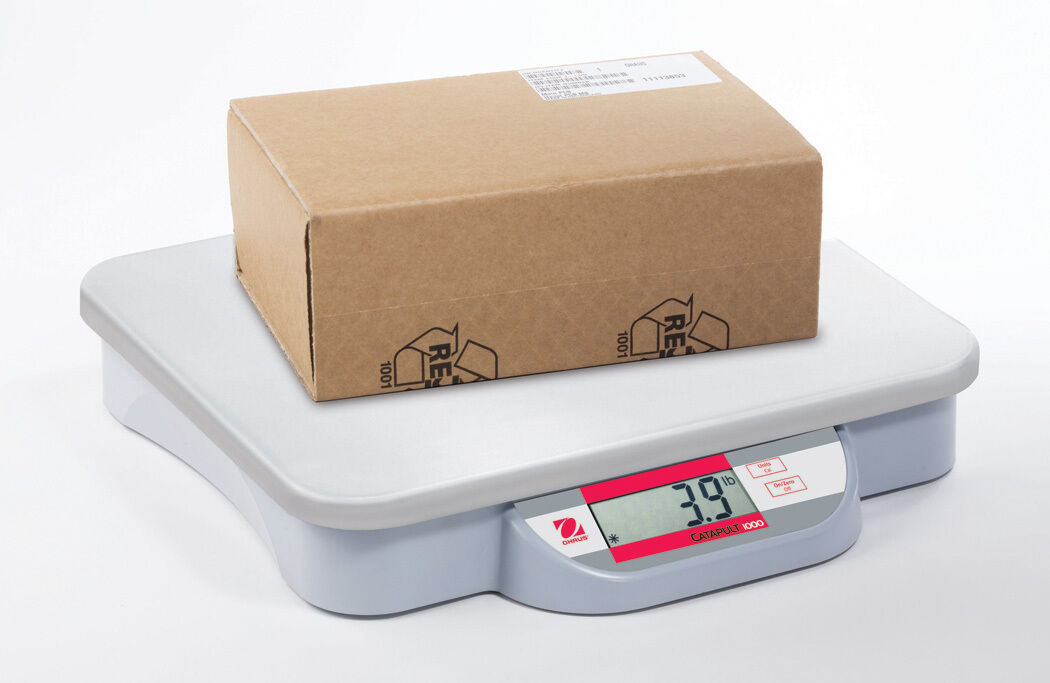 منجنيق Ohaus C11P9 1000 Scale، سعة 20 رطلاً قراءة 0.01 رطل تقديم عرض