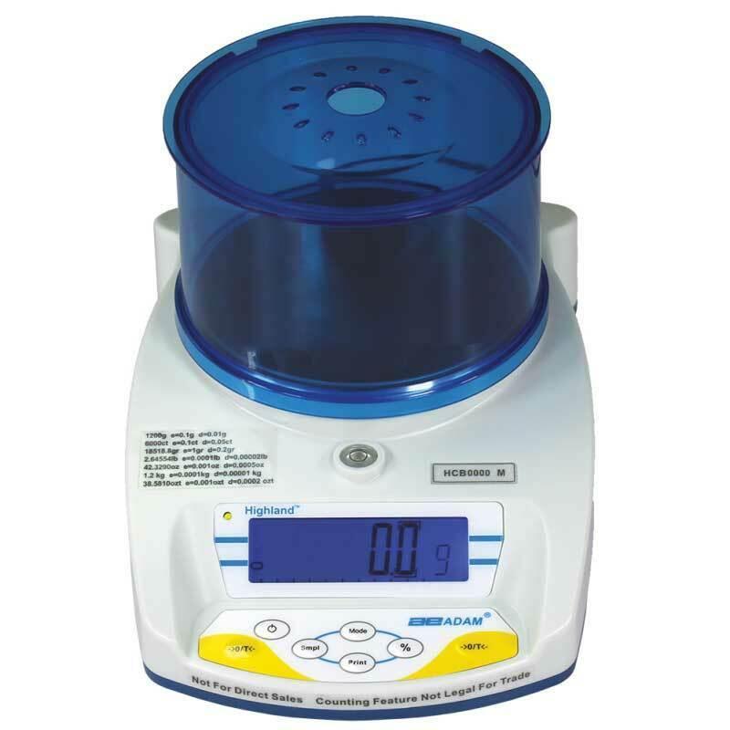 Adam Equipment HCB 5001aM 5000g, d=0.5g e=0.5g, Highland Approved Portable Precision Balance - 3 Year Warranty