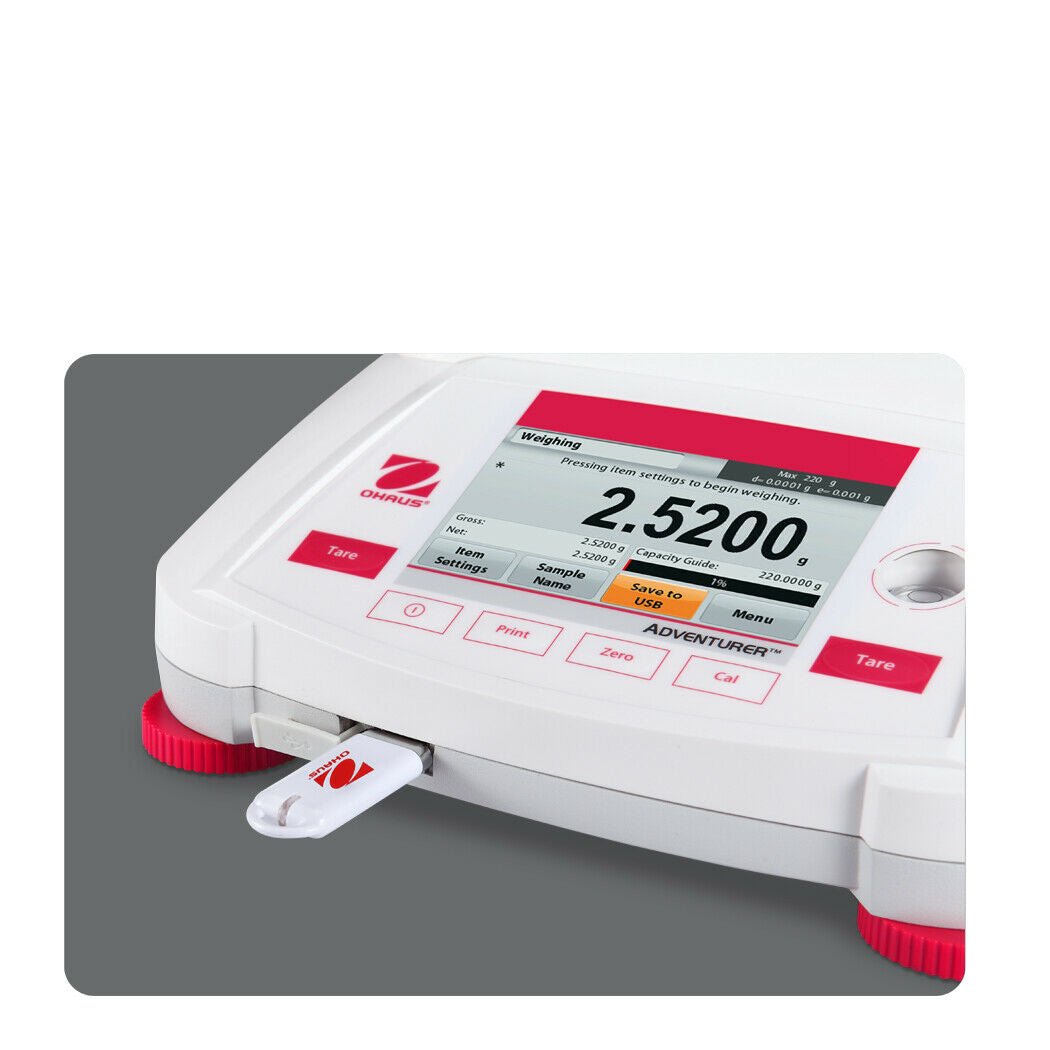 OHAUS AX523/E ADVENTURER PRECISION BALANCE 520g 0.001g - 2 YEAR WARRANTY