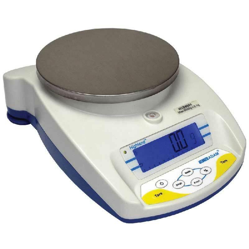 Adam Equipment HCB 6001 6000g, 0.1g, Highland Portable Precision Balance - 3 Year Warranty