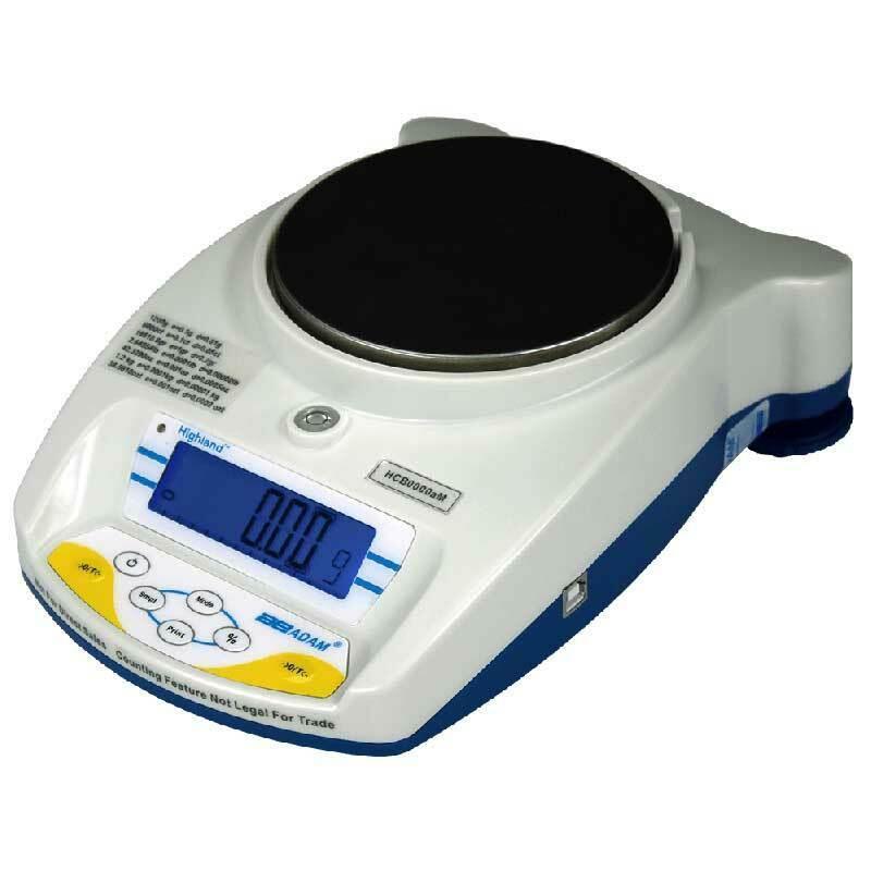 Adam Equipment HCB 1202aM 1200g, d=0.01g e=0.1g, Highland Approved Portable Precision Balance - 3 Year Warranty