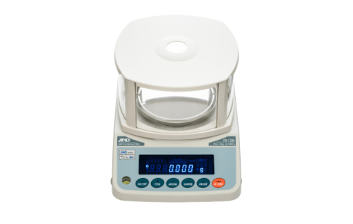 ميزان الدقة FX-200iWP من A&amp;D Weighing، 220 جرام × 0.001 جرام مع معايرة خارجية، IP65 مع ضمان