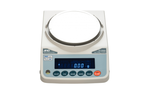 ميزان الدقة A&amp;D Weighing FX-1200iNC، 1220 جرام × 0.01 جرام مع معايرة خارجية، قياس كندا مع الضمان