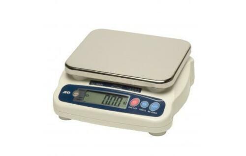 ميزان طاولة صغير الحجم SJ-1000HS من A&amp;D Weighing، 2.2 رطل × 0.001 رطل، حاصل على شهادة NSF مع ضمان