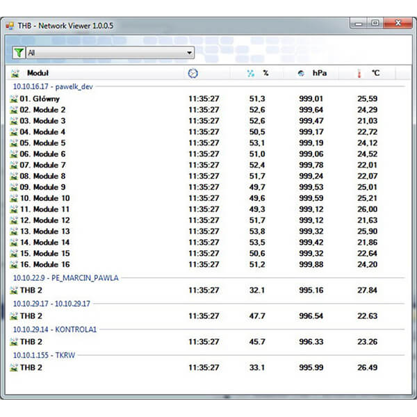 Radwag THB-R Ambient Conditions Monitoring Software with Warranty