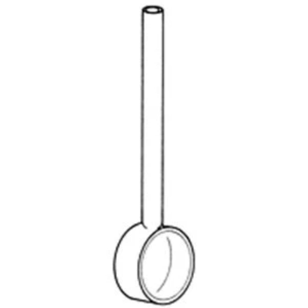 BUCK Scientific Type 37 Infrasil Cylindrical Cuvette with Long Outlet 2mm path length with Warranty